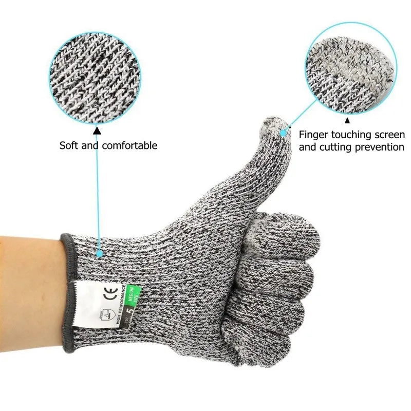 Level 5 Cut-Resistant Safety Gloves – Kitchen, Garden & Work Use