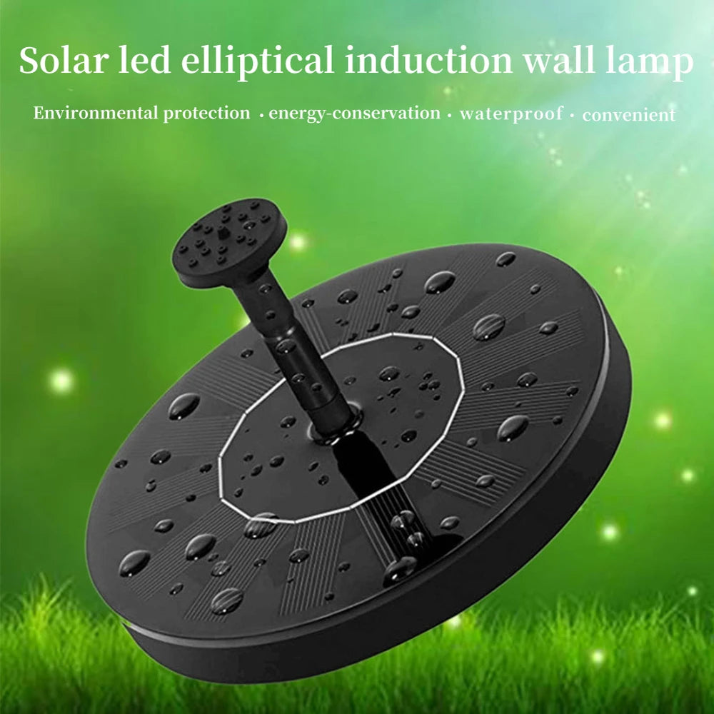 Mini Floating Solar Water Fountain — Outdoor Solar-Powered Pump for Bird Baths, Ponds, Pools & Garden Water Features