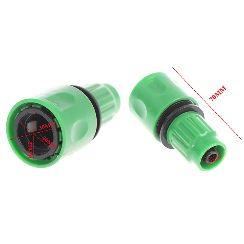 3/8" One-Way Quick Hose Connector – Garden Irrigation Fitting
