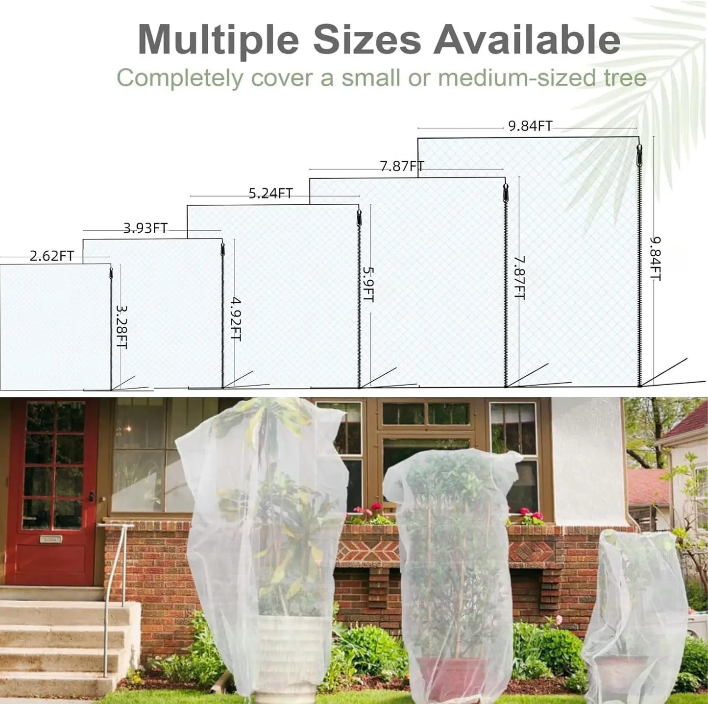 Plant Protection Net Bags – Anti-Bird & Pest Cover for Fruits & Veggies