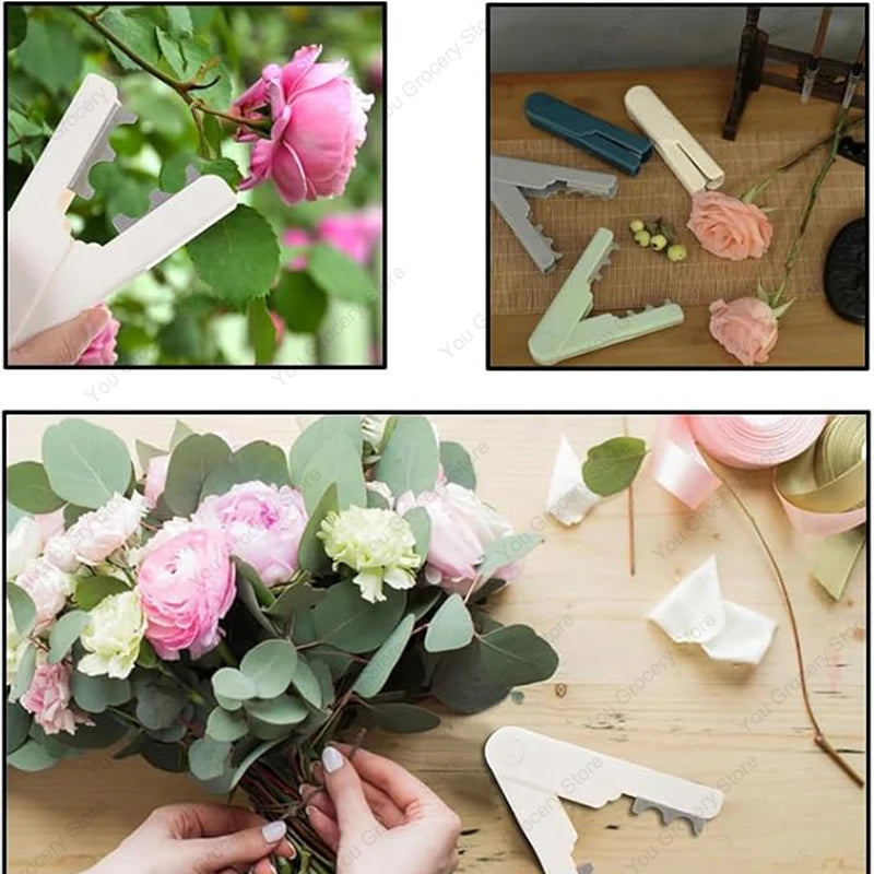 Rose Thorn & Leaf Remover – DIY Flower Cutting Tool for Gardening & Floral Arrangements