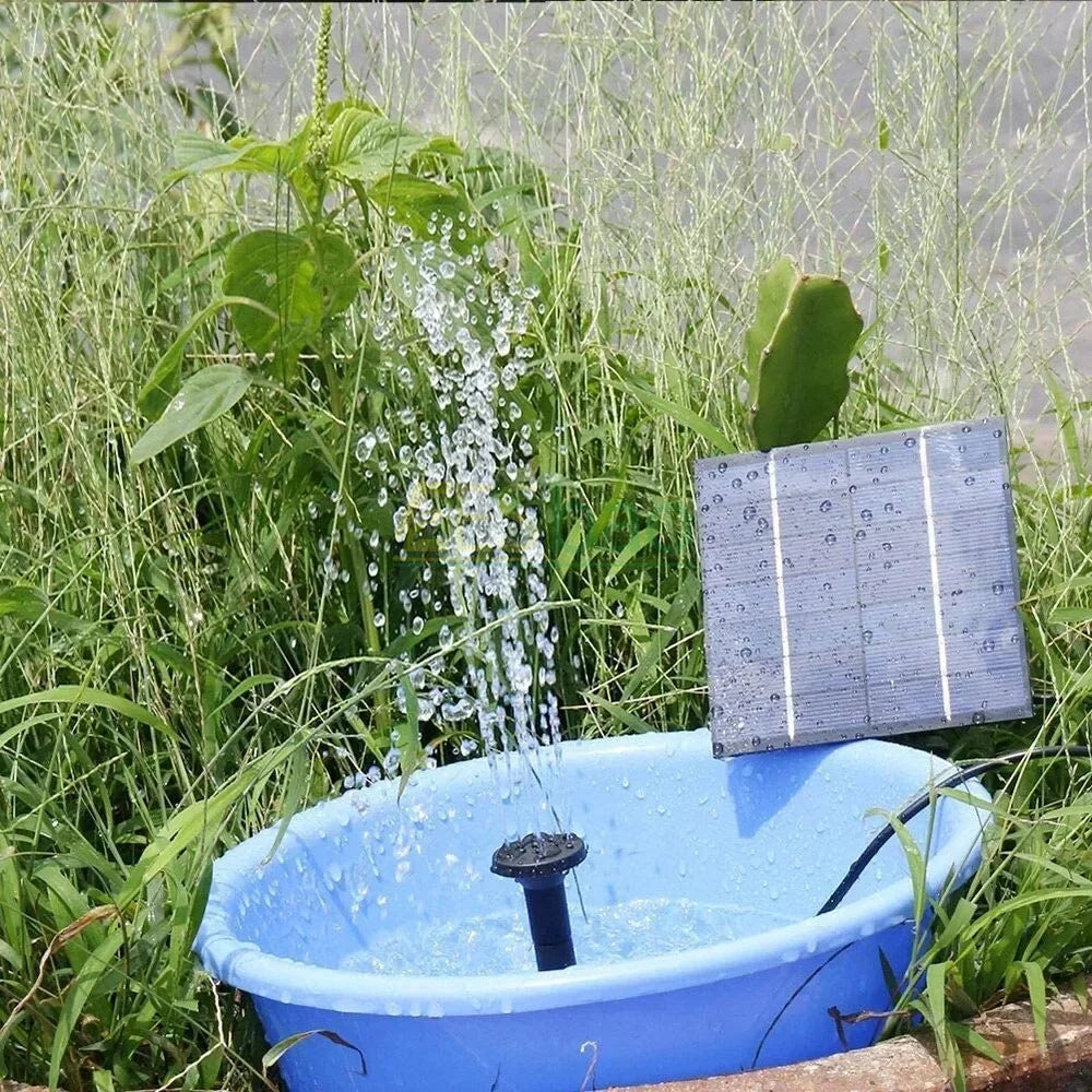Mini Solar Fountain Pump Kit — 1.2W Floating Solar Panel Water Pump for Garden, Pond, Bird Bath & Indoor/Outdoor Decor
