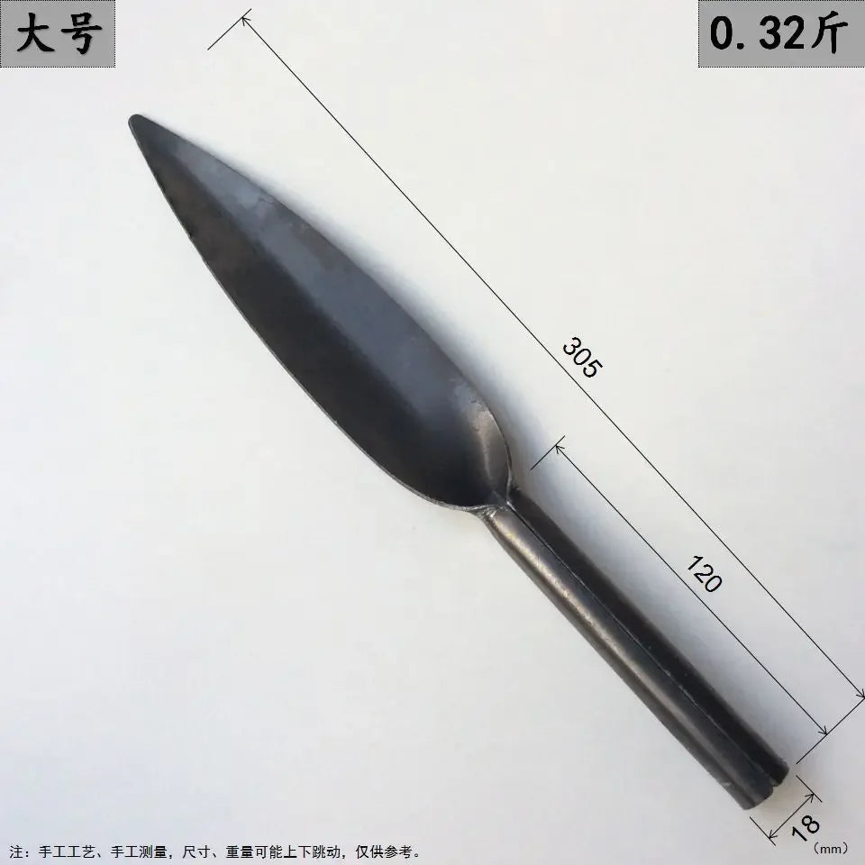 Carbon Steel Willow Leaf Shovel – Mini Soil Tool for Succulents & Pots