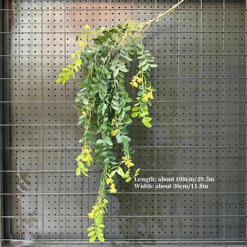 Artificial Hanging Green Vine – Plastic Rattan Plant for Home, Garden & Event Decoration