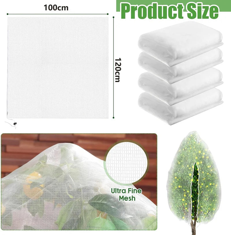 Plant Protection Net Bags – Anti-Bird & Pest Cover for Fruits & Veggies