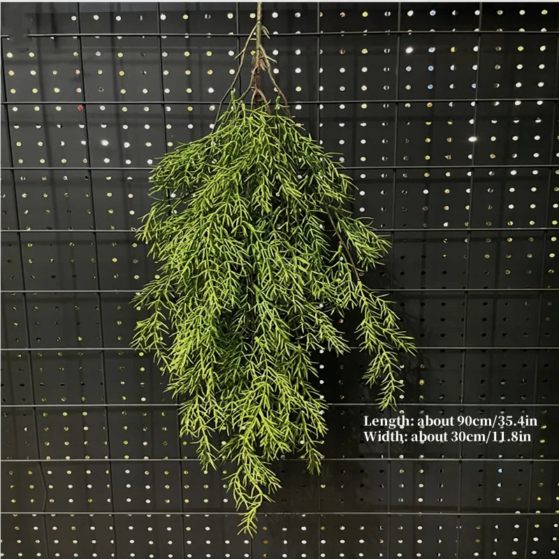 Artificial Hanging Green Vine – Plastic Rattan Plant for Home, Garden & Event Decoration