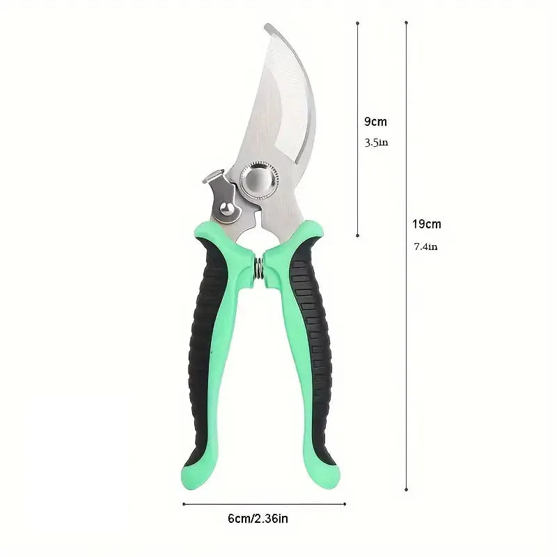 Stainless Steel Garden Pruning Shears – Tree Trimmer & Branch Cutter