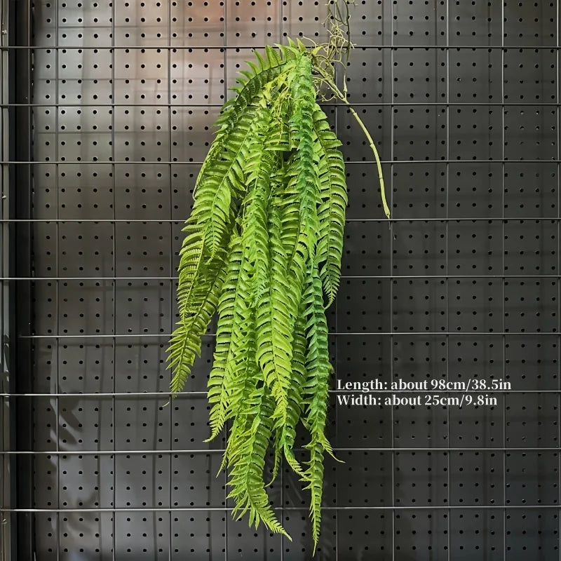 Artificial Hanging Green Vine – Plastic Rattan Plant for Home, Garden & Event Decoration