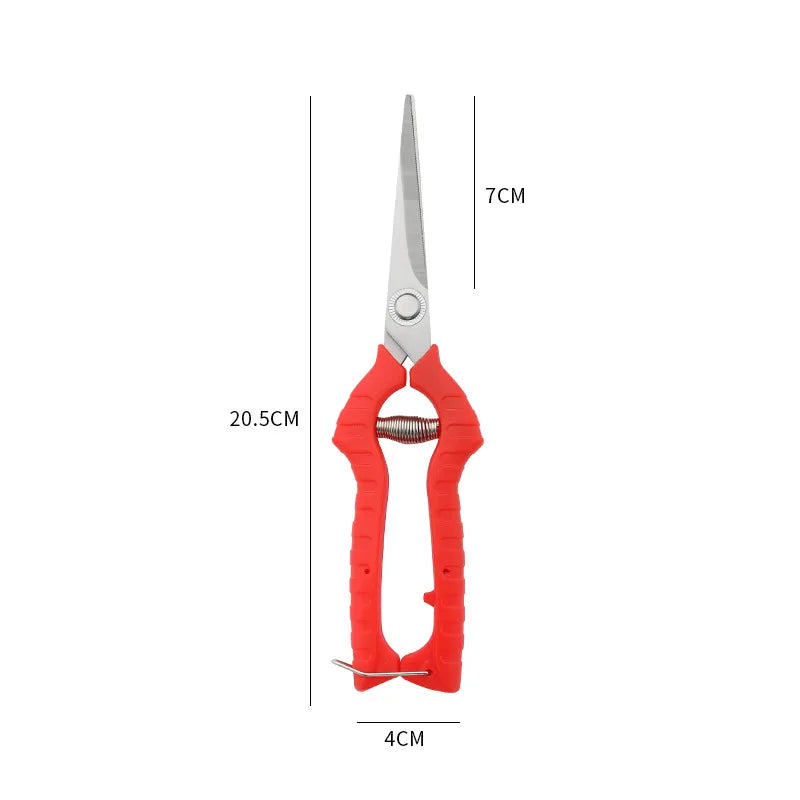 Compact Garden Pruning Shears – Stainless Steel for Fruit & Herbs