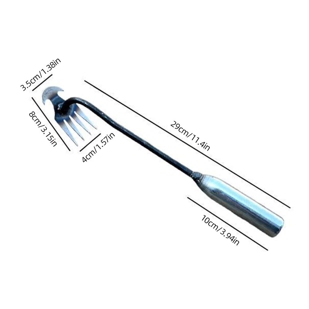 Manganese Steel Hand Weeder – V-Shaped Root Puller Garden Tool