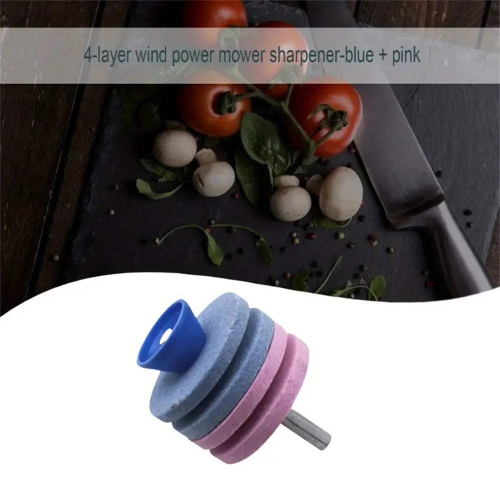 Universal Rotary Blade Sharpener – Drill-Attach Tool for Mower & Tools