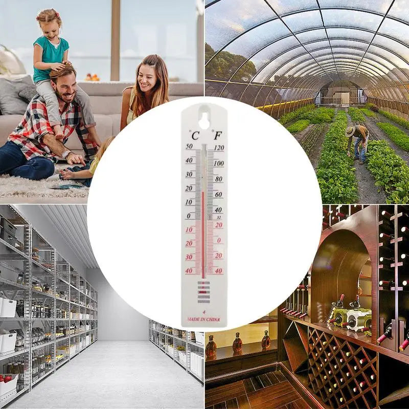 Wall-Mounted Indoor Outdoor Thermometer – Accurate Temperature Gauge