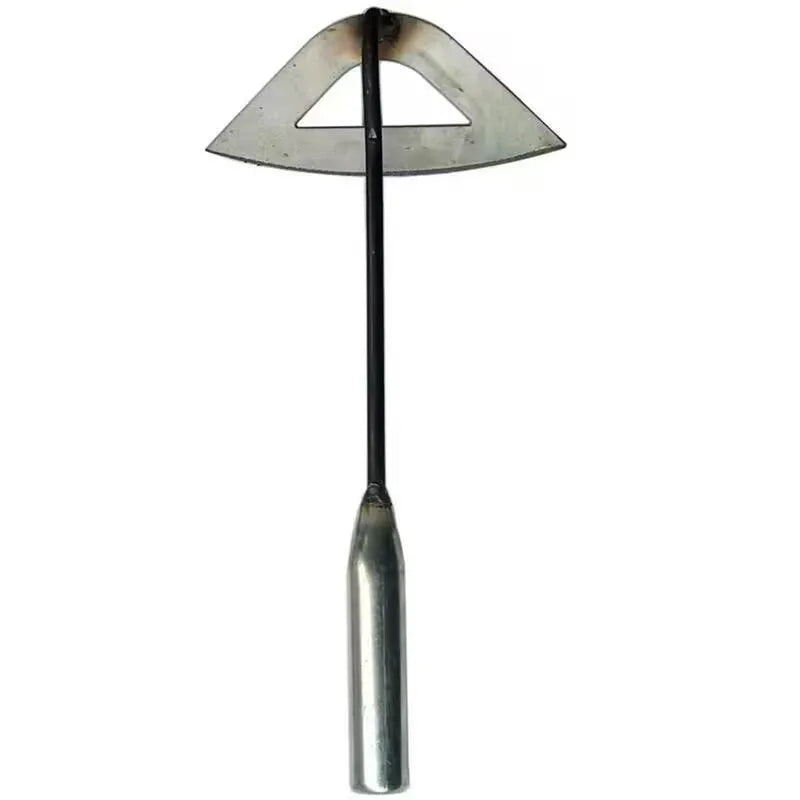 All-Steel Handheld Hollow Hoe – Lightweight Garden Weeding and Planting Tool