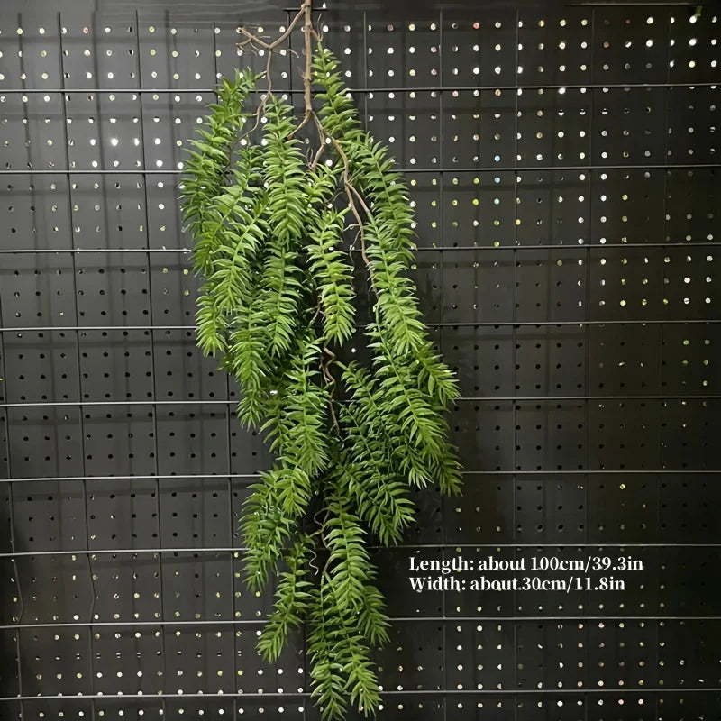 Artificial Hanging Green Vine – Plastic Rattan Plant for Home, Garden & Event Decoration