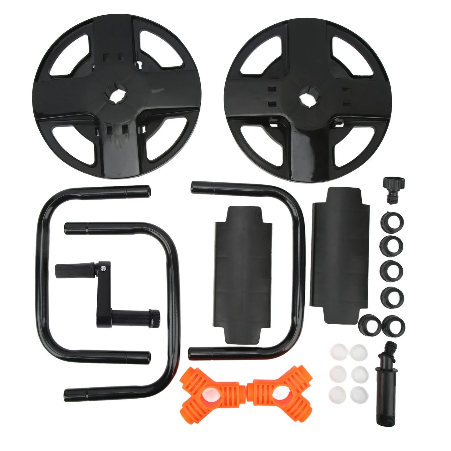 DIY Portable Hose Reel – Single Arm Water Pipe Storage Rack for Garden & Car Washing