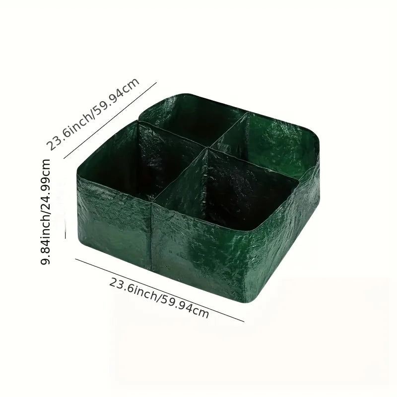 Large Garden Planting Grow Bag — Portable Nursery & Vegetable Planter for Outdoor Gardening, Trees, Herbs & Rooted Plants