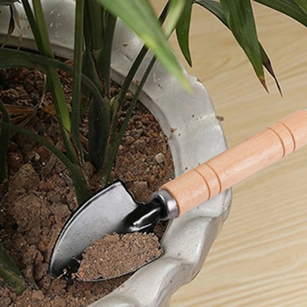 Mini Gardening Tool Set – 3pcs Rake & Shovel Kit for Pots & Bonsai