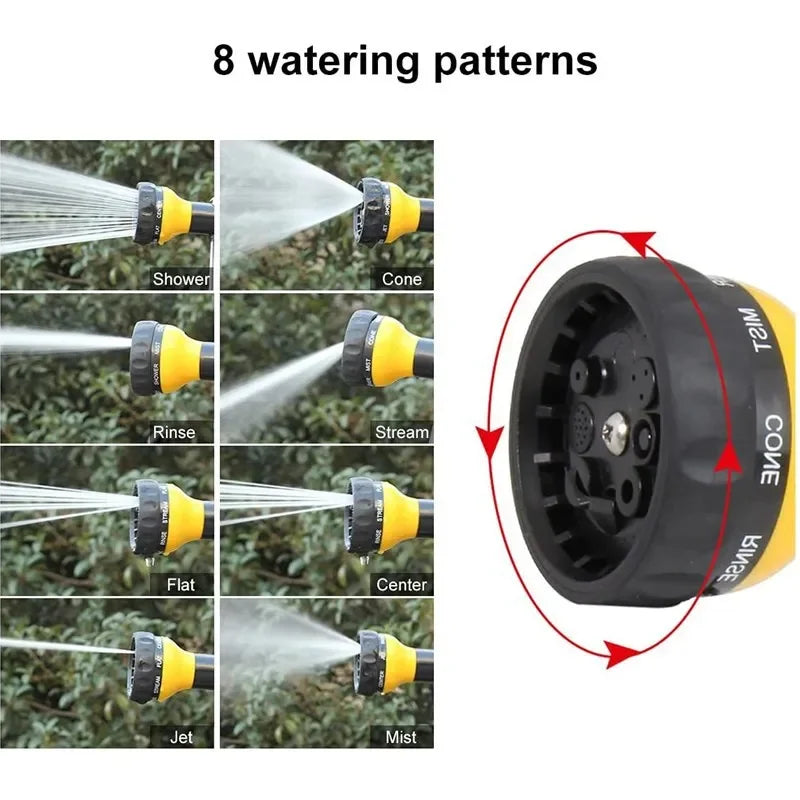 Portable Auto Foam Lance Water Gun – High-Pressure 3-Grade Nozzle Jet Sprayer for Car & Garden Cleaning