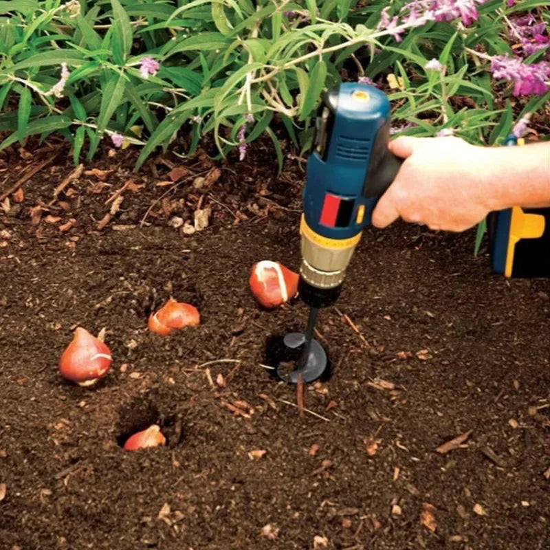 Metal Spiral Drill Bit for Gardening β High-Strength Auger for Planting, Digging & Soil Loosening