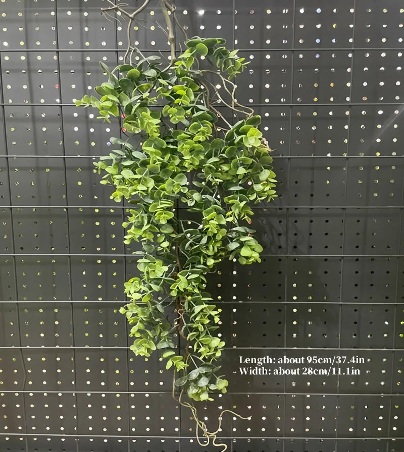 Artificial Hanging Green Vine – Plastic Rattan Plant for Home, Garden & Event Decoration