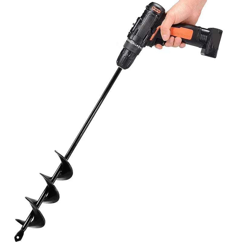 Metal Spiral Drill Bit for Gardening β High-Strength Auger for Planting, Digging & Soil Loosening