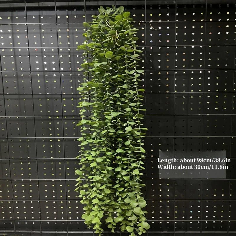 Artificial Hanging Green Vine – Plastic Rattan Plant for Home, Garden & Event Decoration