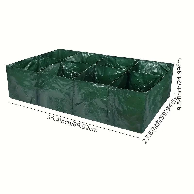 Large Garden Planting Grow Bag — Portable Nursery & Vegetable Planter for Outdoor Gardening, Trees, Herbs & Rooted Plants