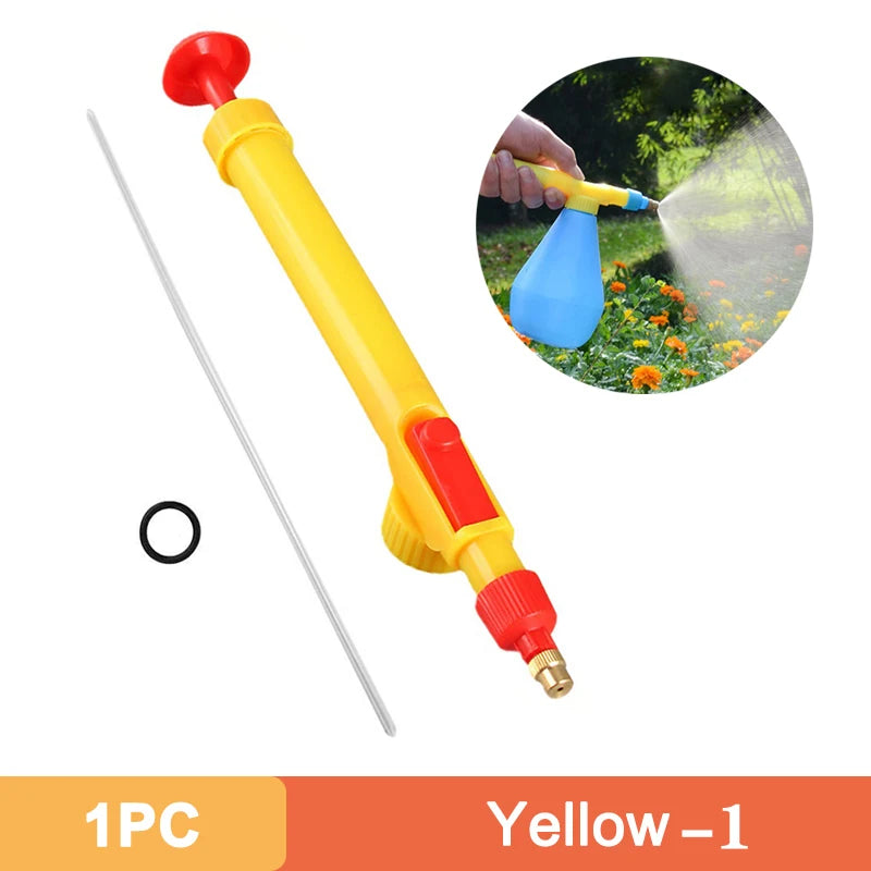 Manual Pressure Bottle Sprayer – Adjustable Nozzle Garden Spray Head