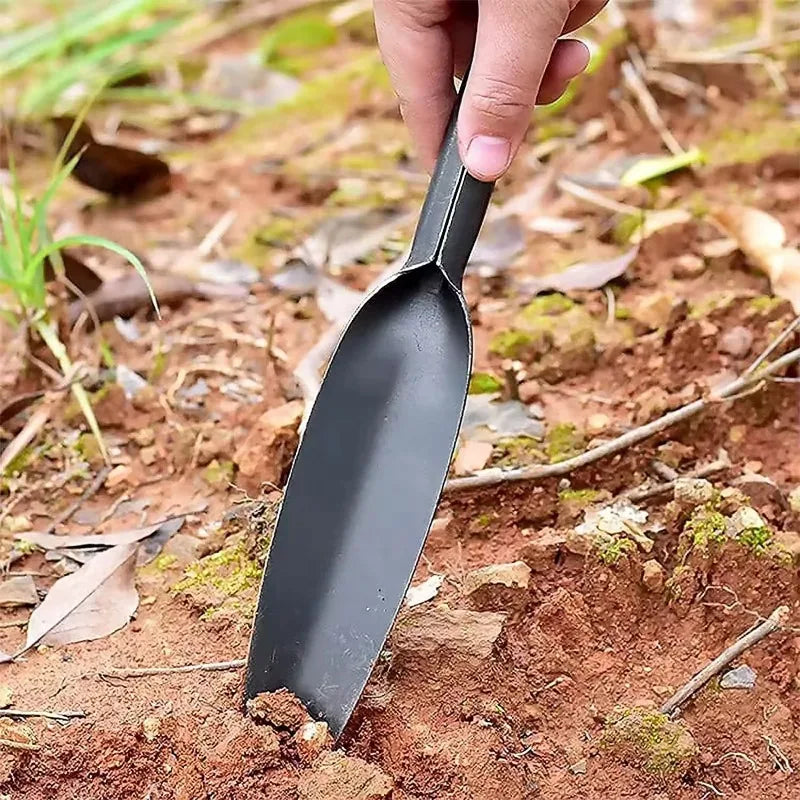 Carbon Steel Willow Leaf Shovel – Mini Soil Tool for Succulents & Pots