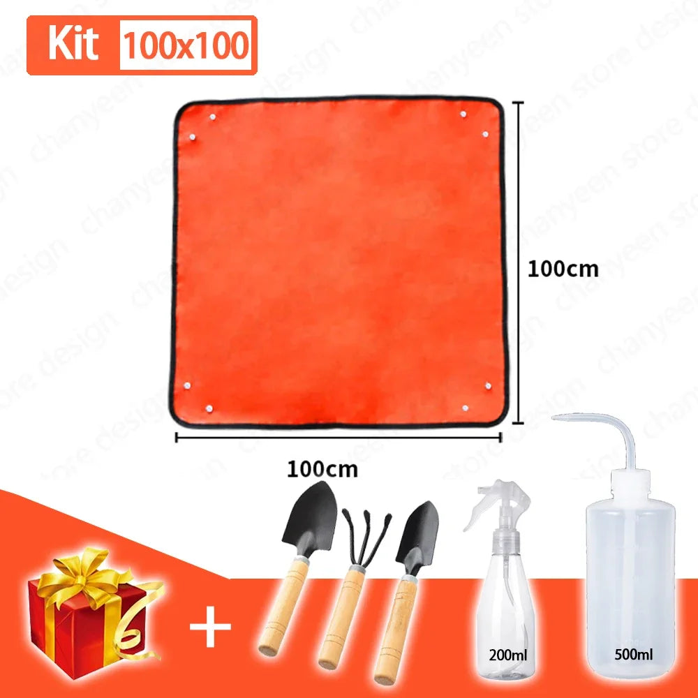 Waterproof Foldable Garden Potting Mat – Reusable Planting Pad