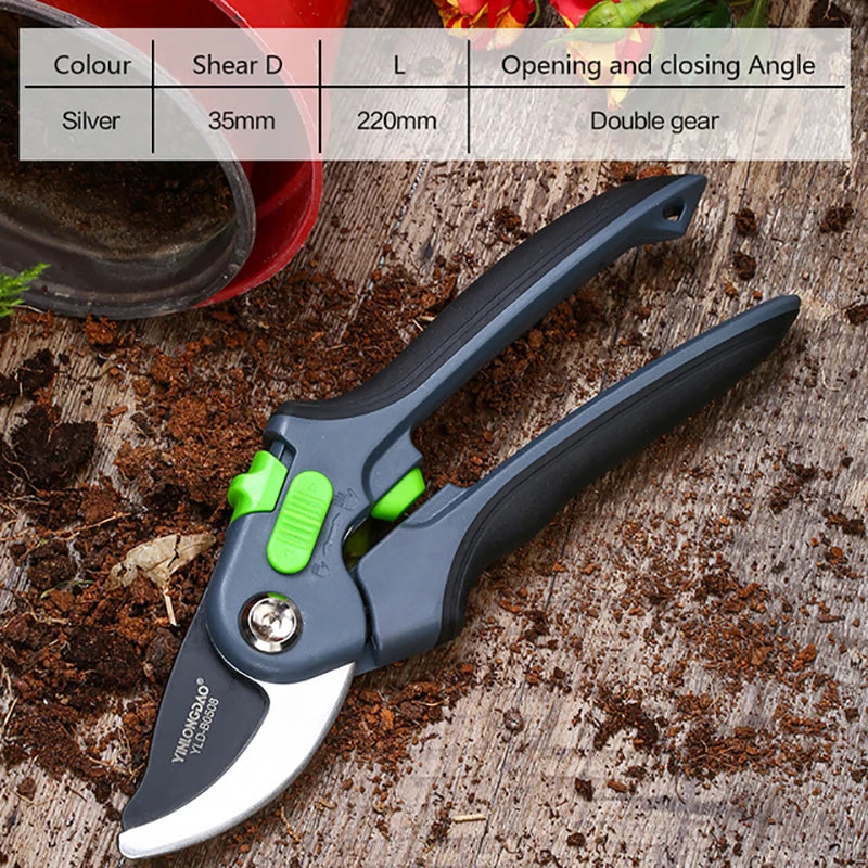 DTBD Garden Pruning Shears – Anvil Hand Tool with Folding Saw