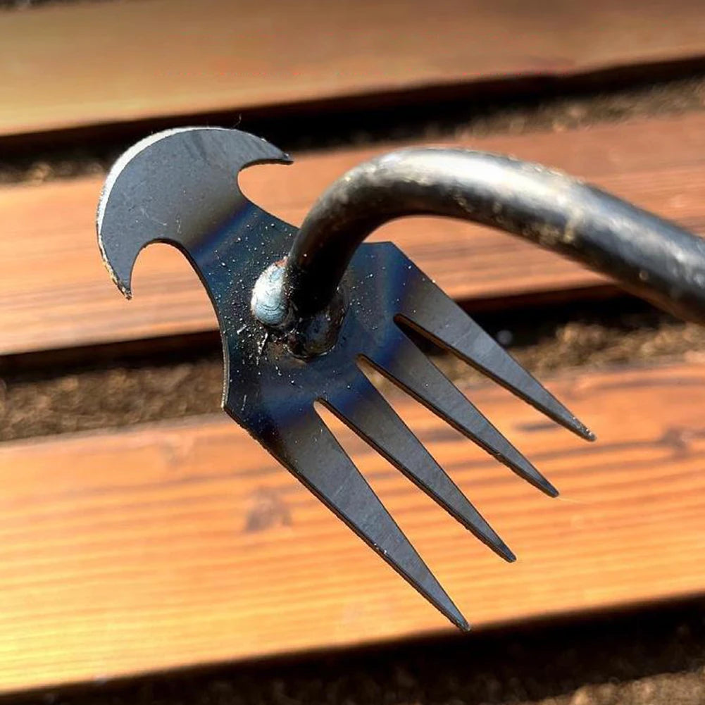 Manganese Steel Hand Weeder – V-Shaped Root Puller Garden Tool