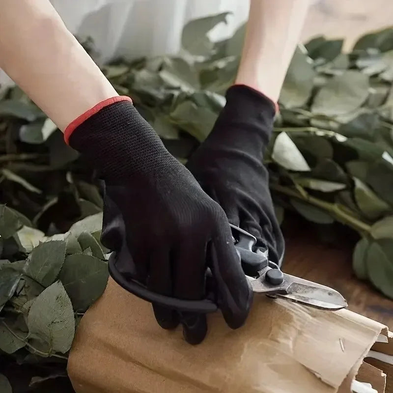 10 Pairs Durable Safety Gloves – Anti-Slip, Wear-Resistant, ESD Protection for Gardening & Woodworking