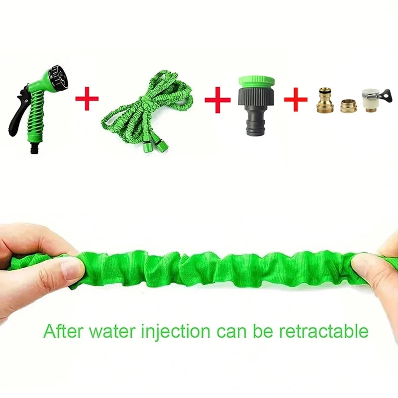 Expandable High-Pressure Garden Hose – Car Wash & Watering Pipe