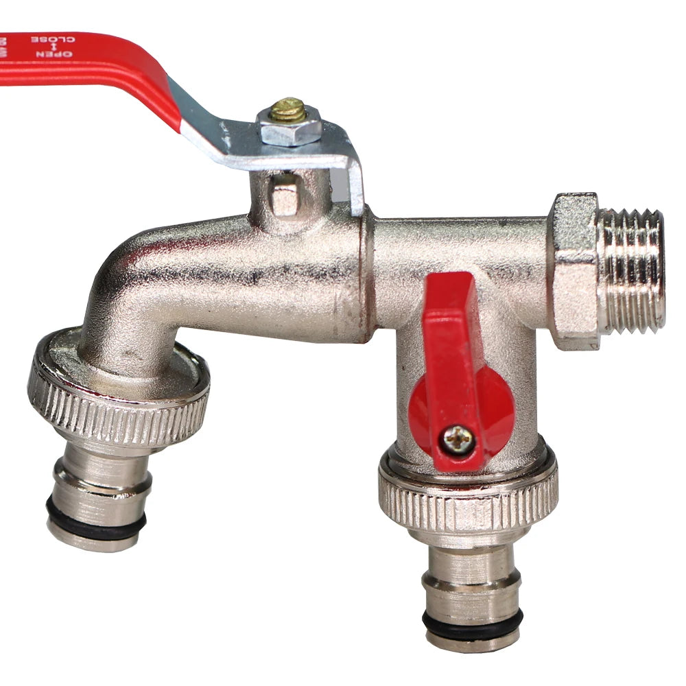 Brass Garden Water Faucet 1/2" with Lever Handle Tap Valve