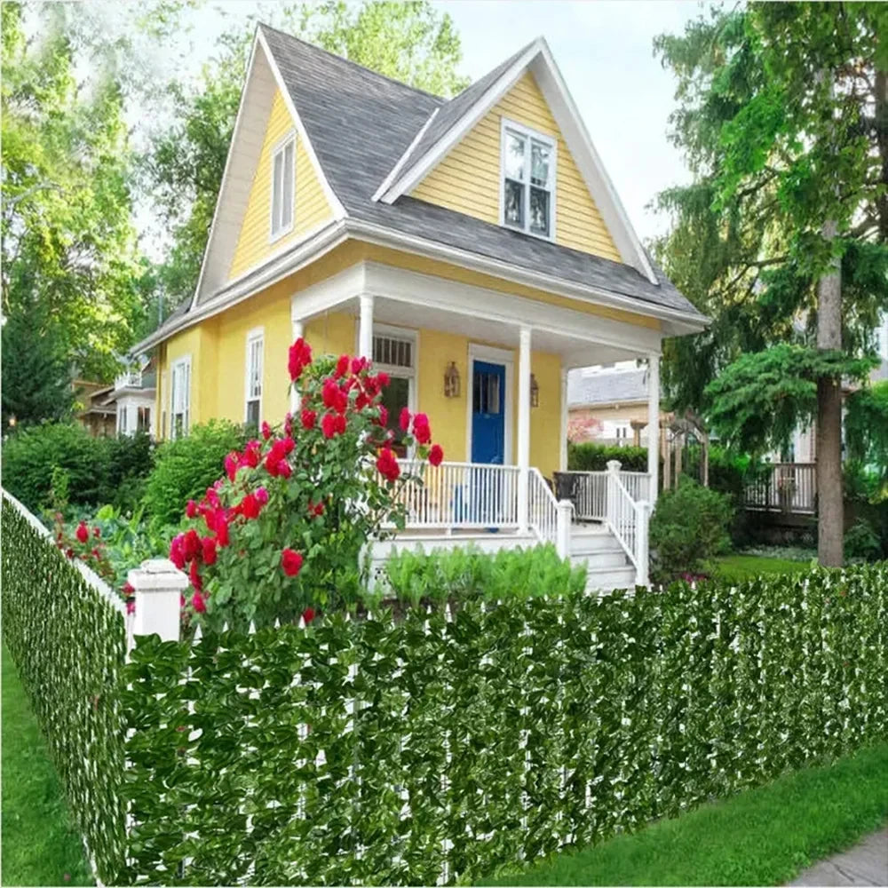 Artificial Ivy Privacy Fence – 50x200cm/1x3m Faux Leaf Screen Outdoor