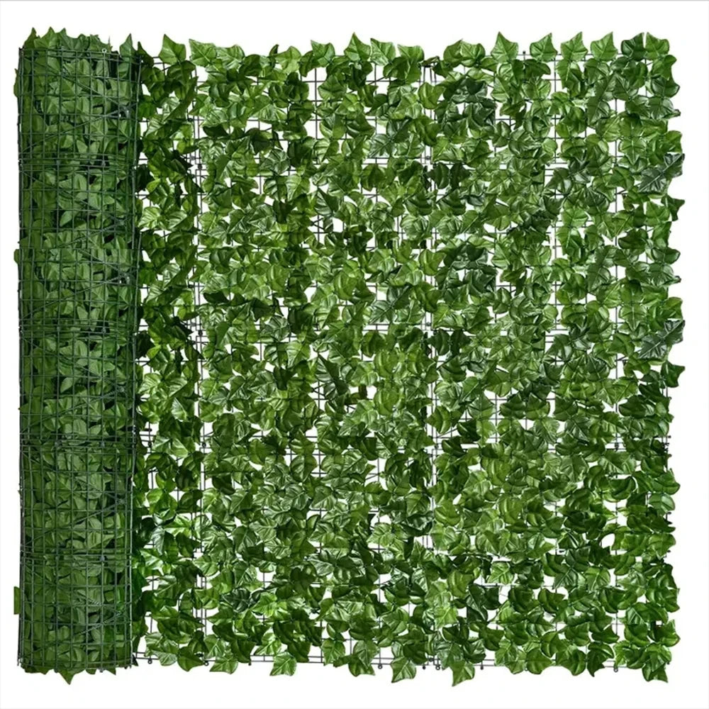 Artificial Ivy Privacy Fence – 50x200cm/1x3m Faux Leaf Screen Outdoor