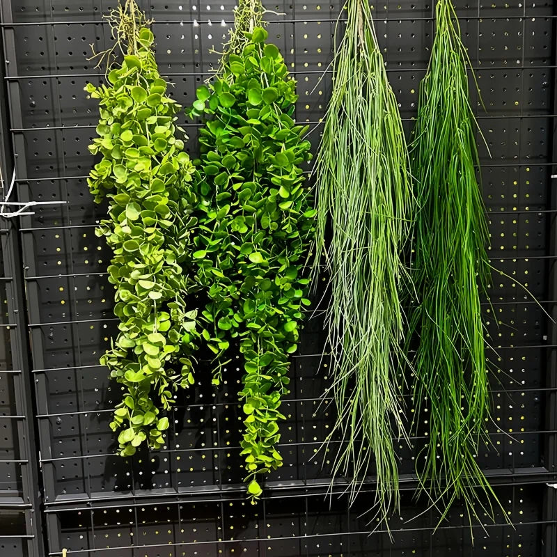 Artificial Hanging Green Vine – Plastic Rattan Plant for Home, Garden & Event Decoration