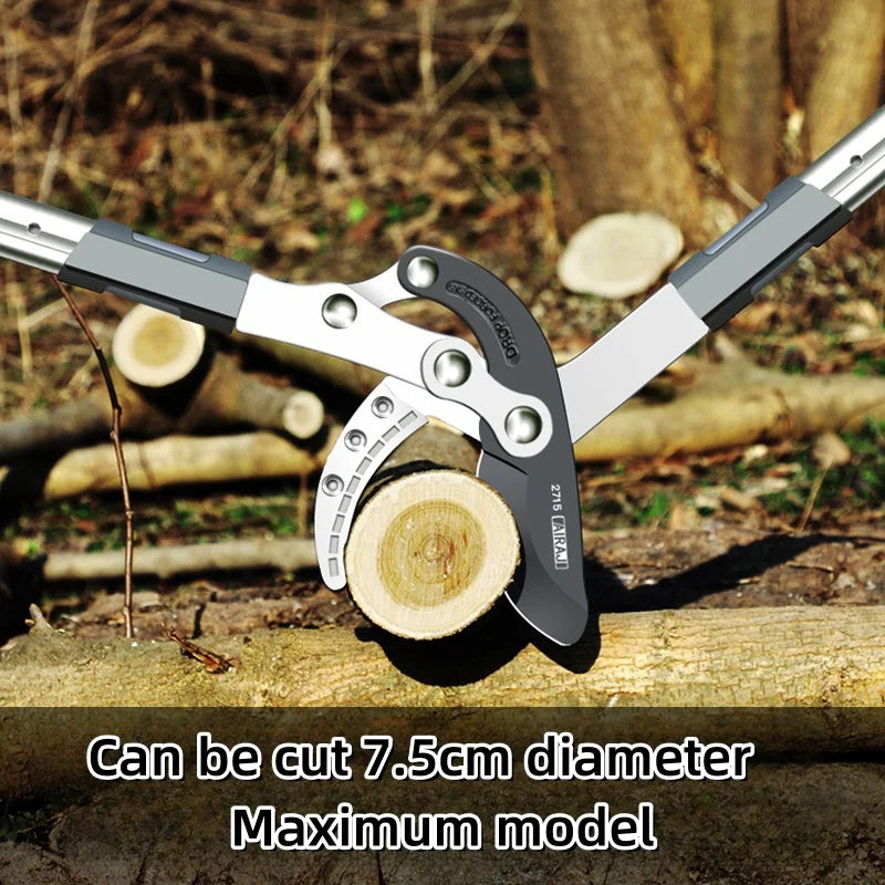 AIRAJ Telescopic Bypass Loppers – Gear-Driven, Cuts 30mm+ Branches