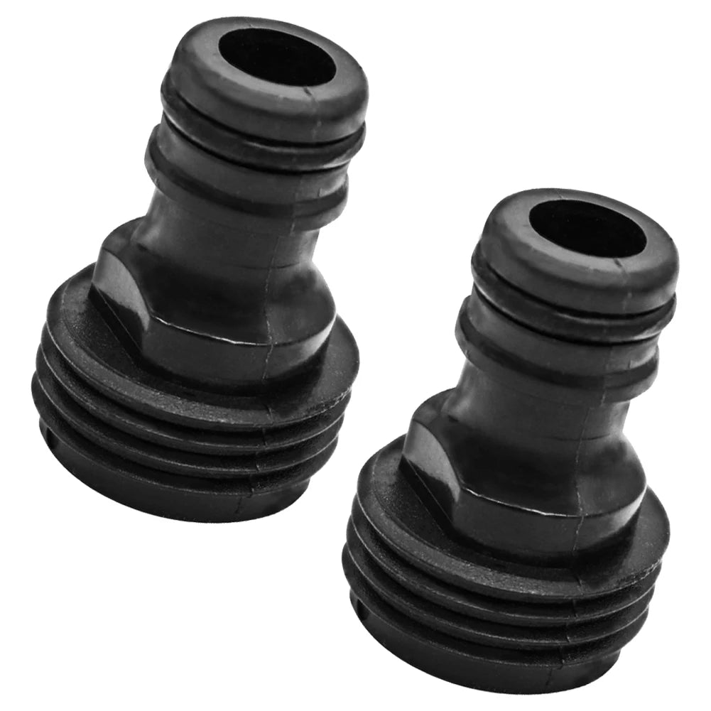 2PCS 3/4" Threaded Quick Connectors – Male Garden Hose Fittings for Water Pipes & Irrigation