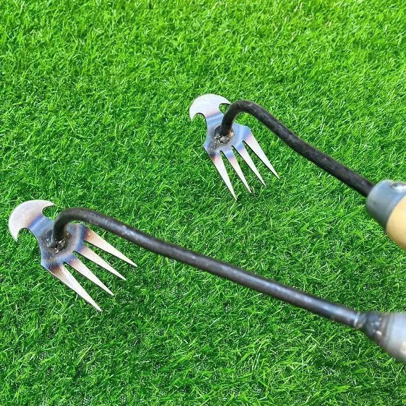 Manganese Steel Hoe Weeding Tool — Lightweight Uprooting & Soil Loosening Artifact for Home & Farm Gardening