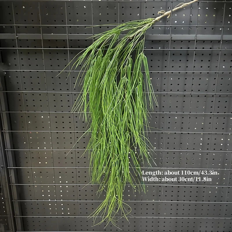 Artificial Hanging Green Vine – Plastic Rattan Plant for Home, Garden & Event Decoration