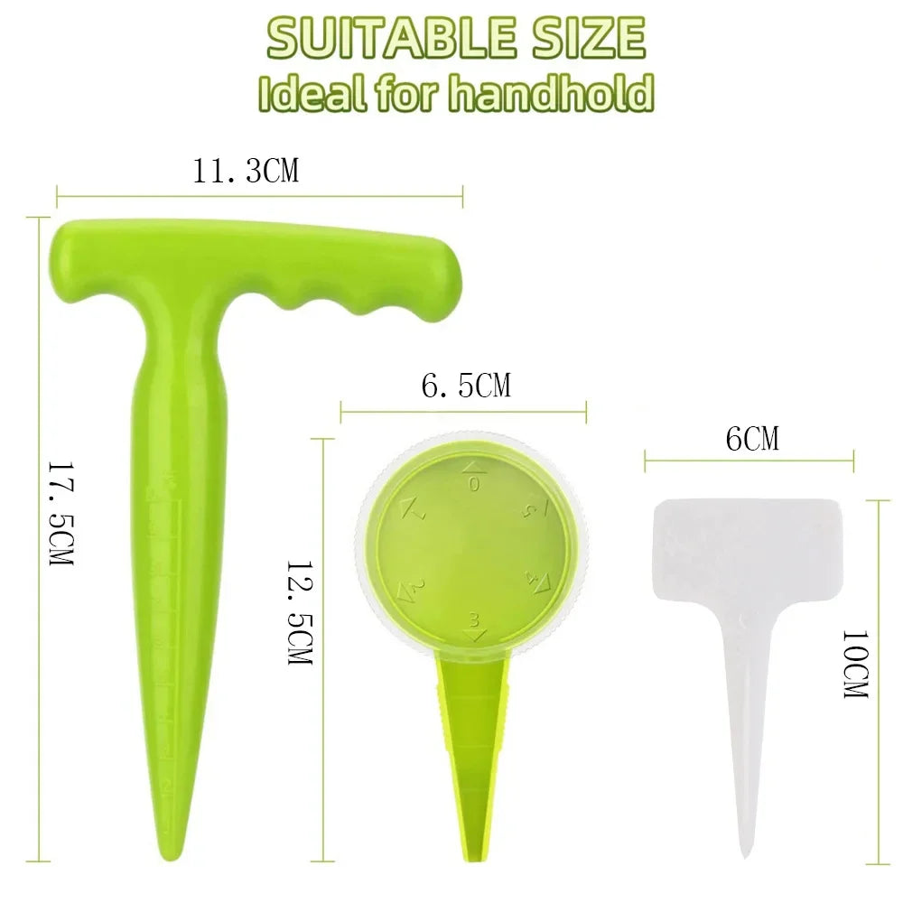 Adjustable Garden Seeder Set – Manual Planting Tools & Seed Dispenser