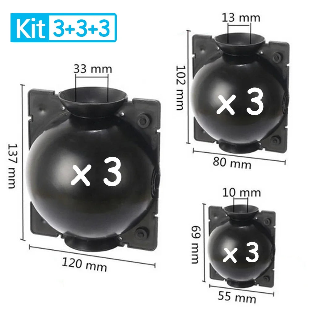 Plant Rooting Ball Propagation Grafting Nursery Pods β 1/3/6/9 Pcs (5/8/12cm)