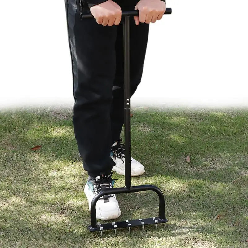 Manual Lawn Aerator Tool – Heavy-Duty Soil Ripper for Grass & Gardens