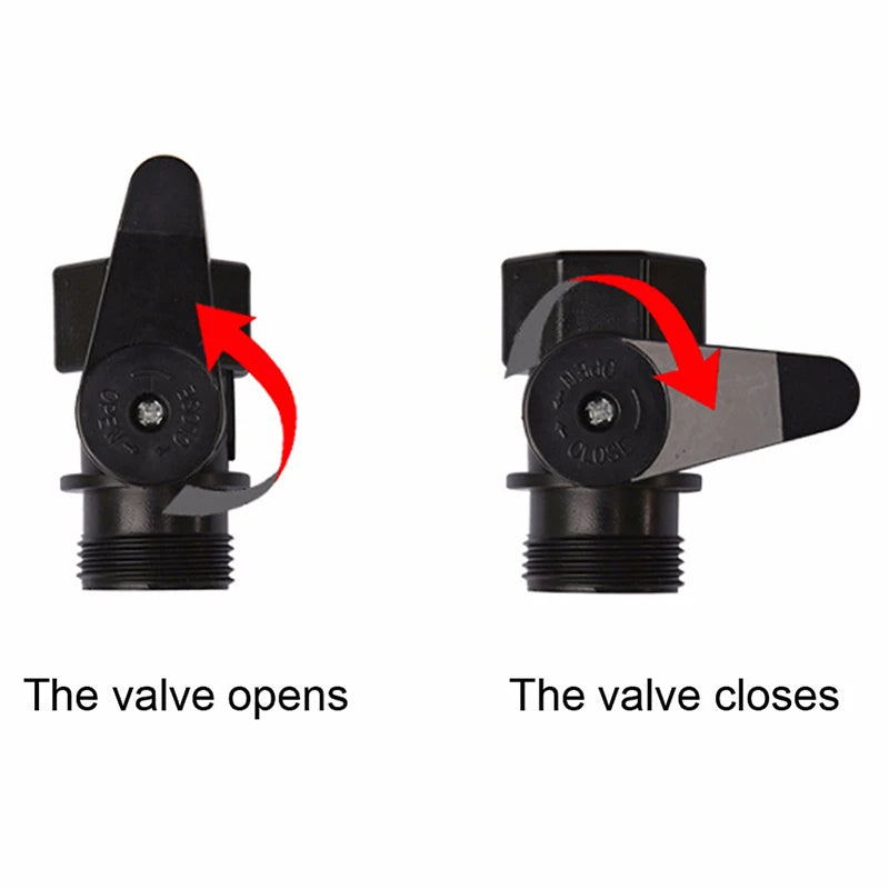 3/4" Thread Connector Valve – Garden Irrigation Hose Adapter Switch