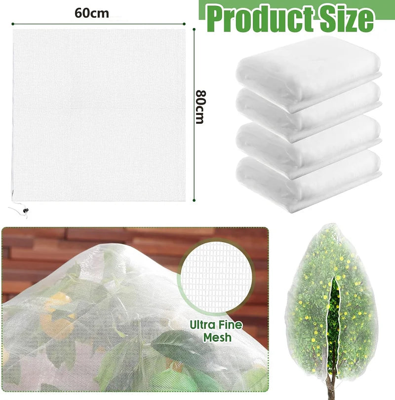 Plant Protection Net Bags – Anti-Bird & Pest Cover for Fruits & Veggies