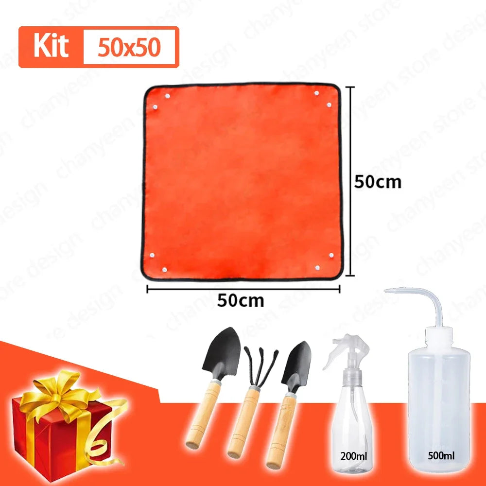Waterproof Foldable Garden Potting Mat – Reusable Planting Pad