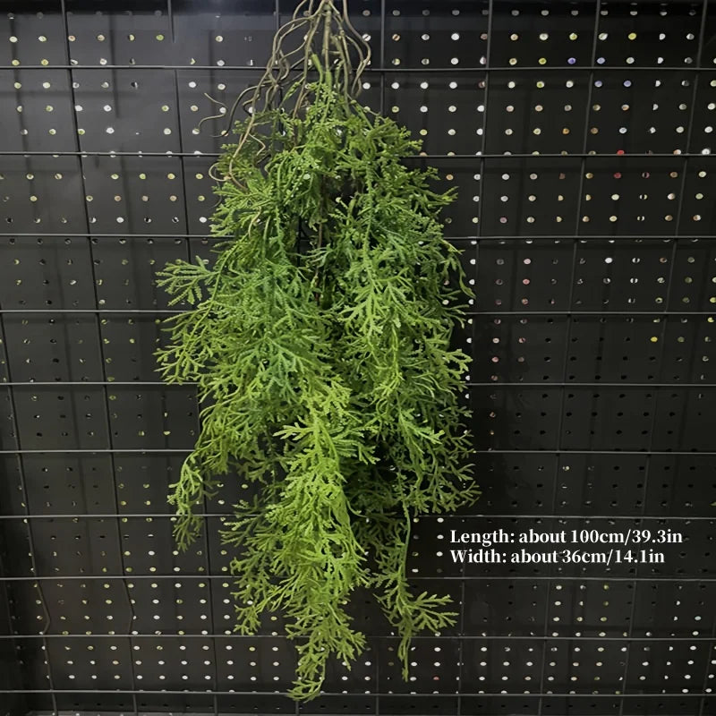 Artificial Hanging Green Vine – Plastic Rattan Plant for Home, Garden & Event Decoration