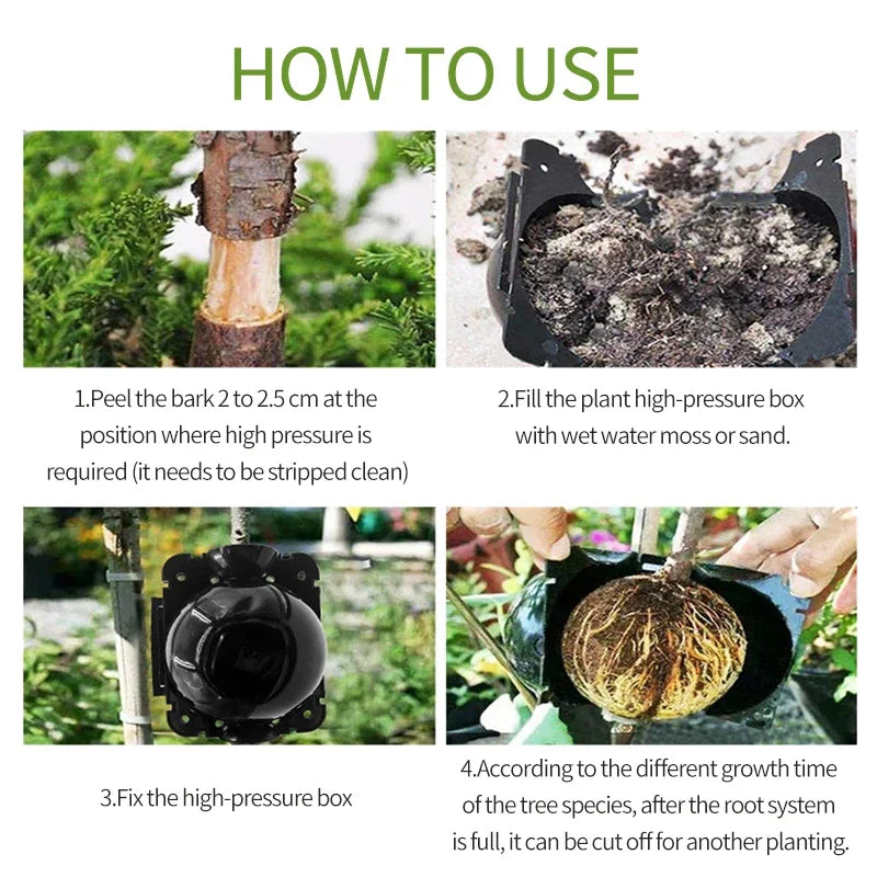 Plant Rooting Ball Propagation Grafting Nursery Pods β 1/3/6/9 Pcs (5/8/12cm)